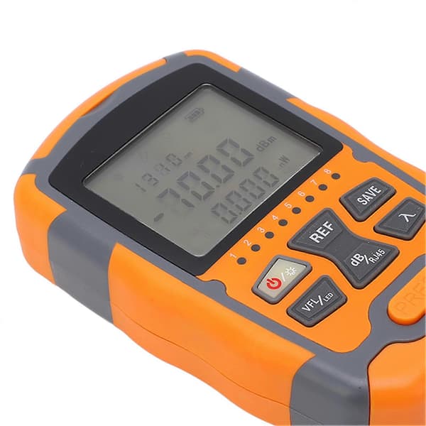 Optisk Fiber Effektmåler Digitalt Display Optisk Kabel Tester ?70~+10dbm for Kommunikasjon 1MW