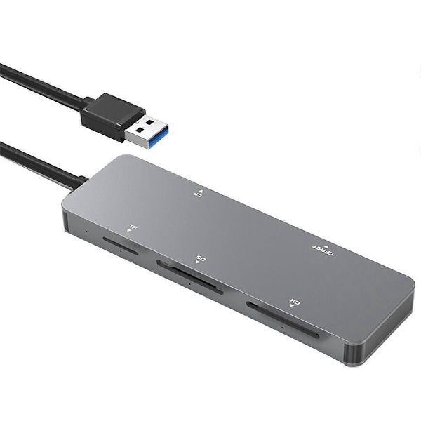 5-i-1 Multi Minneskortläsare OTG Adapter Stödjer SD/TF/MS//XD Kortläsare för Dator PC Laptop