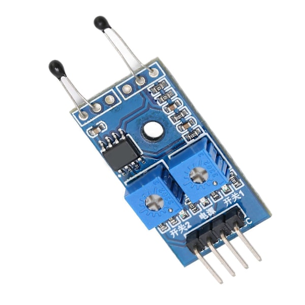NTC Termisk Sensor Modul 2 Kanal Temperaturkontroll Kretskort Elektroniske Moduler