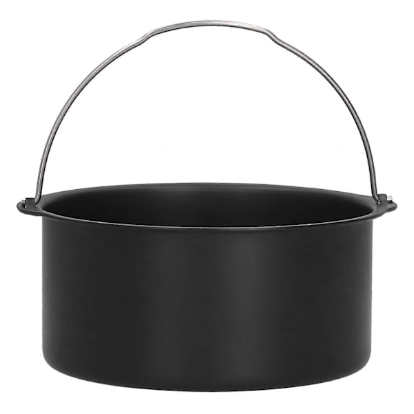 Kakeform Karbonstål Non-stick Kakebakebrett Kjøkken Elektrisk Frityrkoker Tilbehør (6 tommer)