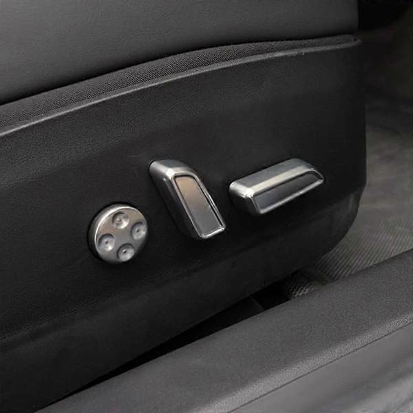 Setejusteringsbryter Knappdeksel Bilinteriør Aluminium Legering Dekor Trim Beskyttelse for