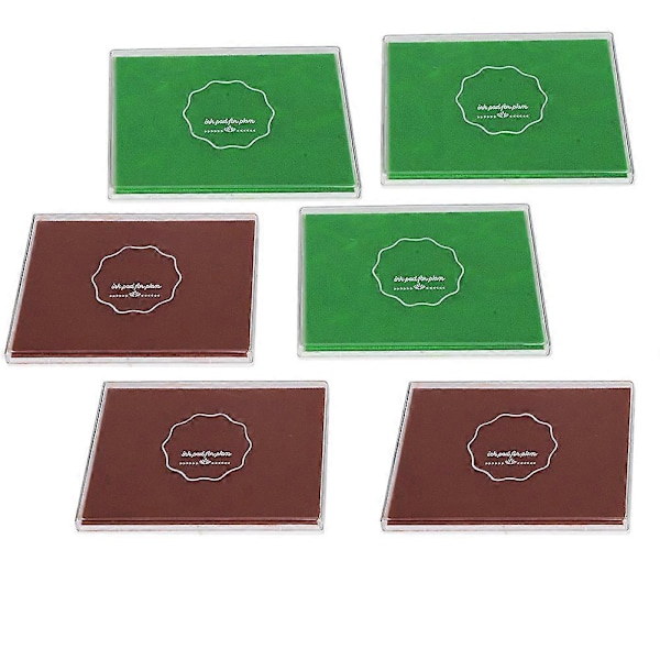 6 Esker DIY Blekkpute Søtt DIY Tilbehør Lett Håndverk Kontorrekvisita L 10cm x 12.5cm