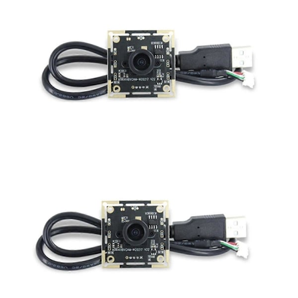 OV9732 1MP Kameramodul 100 Grader MJPG/YUY2 Justerbart Manuellt Fokus 1280X720 PCB-kort för WinXP/7/8/10 med 2M Kabel