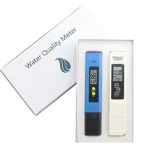 pH-mätare, 4-i-1 pool pH-testare, elektronisk pH-mätare, TDS vattenkvalitetsmätare och pH-test för dricksvatten, akvarier, hydroponik, simbassänger, RO-system,