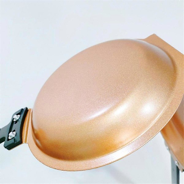 Non-stick Stegepande 19 cm Rustfrit Stål Dobbelt Omeletpande Induktionskomfur Pande til Hjem Camping Have Picnic