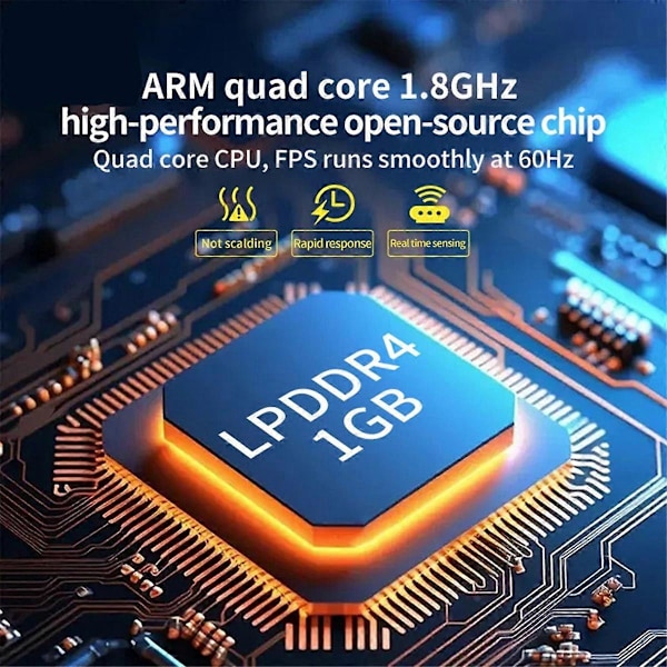 RGB10 Max3 Retro Spillkonsoll 16G+64G 5.0 Tommers Håndholdt Videospillkonsoll for MAME PSP N64 Emulator C