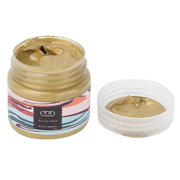 100 ml Akrylmaling Kunstner Maleri Pigment Kunsthåndværk Maleri Tegnemaling (Bronze)