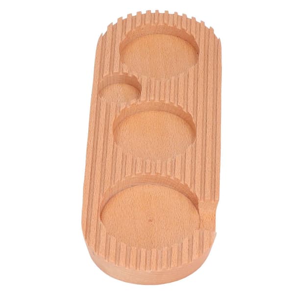 Kaffe Tamper Holder Multifunktionel Træ Kaffefilter Tamper Stand til Kaffebrygning