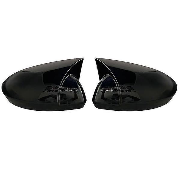 Spejlkappe til Renault Megane 4 2016 2017 2018 2019 2020 Tilbehør Blank Sort Etui BIL Skjold Bright black