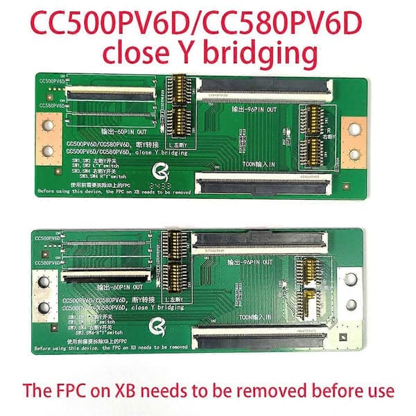CC580PV6D Tæt Y Broadapterplade TCON i 60P 96P UD Tæt Y Broadapterkort