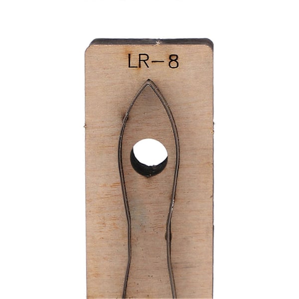 Läder Metall Skärande Stans DIY Stämpling Hålstans Skärmall Legerat Stål Konst Hantverkstillbehör LR 8