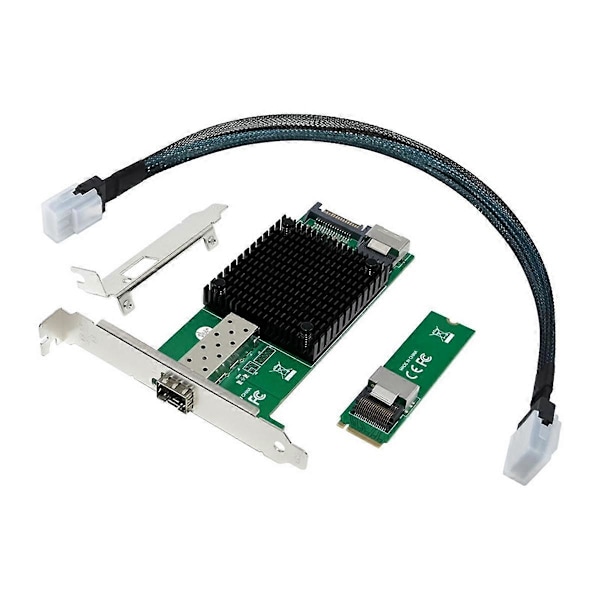 M.2 10G Server Netværkskort M.2 M X520-DA1 10G SFP+ Fiber Optisk Industriel Computer Server Netværkskort JL82599EN Chip