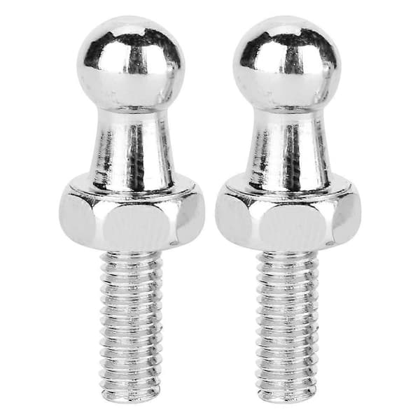 2 stk. CNC Aluminium Legering Kuglebolt til Gasfjedre Kugleformet Motorhjelm (M6)
