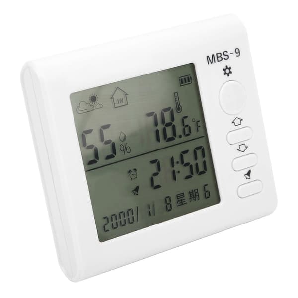 Termometer Hygrometer Dubbelanvändning Hög Noggrannhet Digital Temperatur Luftfuktighetsmätare Testare