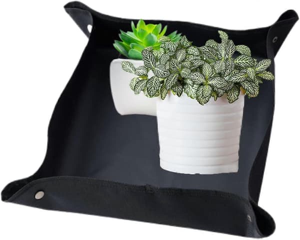 Planteringsmatta, Omplanteringsmatta, Vikbar Trädgårdsmatta för Växtvård, för Omplantering av Suckulenter och Inomhusväxter (50x 50cm)