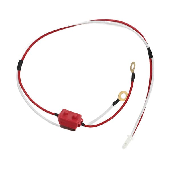 2 stk. Batteriledningsnet 4749A5531 Camper Batteriledningsnet med 15 Amp nulstillingssikring Trailer Sideforbindelse til Popup Camper