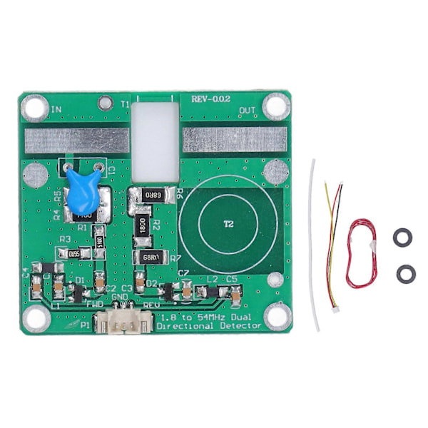 Stående Våg Detektionsmodul Kortvåg Effekt Hög Noggrannhet PCB Kit för DIY 1.8?54MHz 1Kw