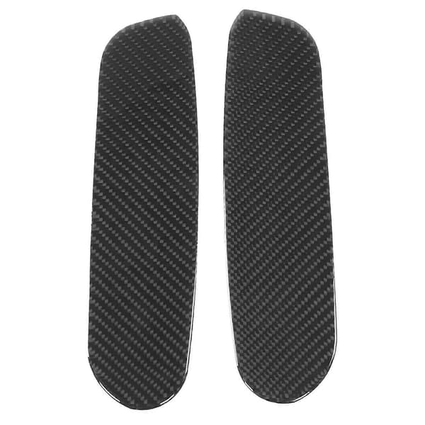 2 stk. Indvendig Frontdør Stolpe Panel Cover Trim Kulfiber Passer til RAV4 2015?2019