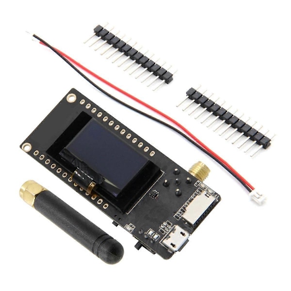 LoRa32 V2.1-1.6 Version 868Mhz ESP-32 SMA CH9102F LoRa OLED 0.96 Tommer SD Kort Bluetooth WIFI Modul
