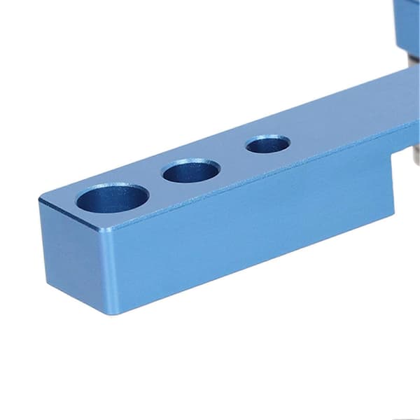 11 stk. Borehul Guide Jig Aluminium Legering Dyvel Bore Lokalisator Værktøj til Træbearbejdning