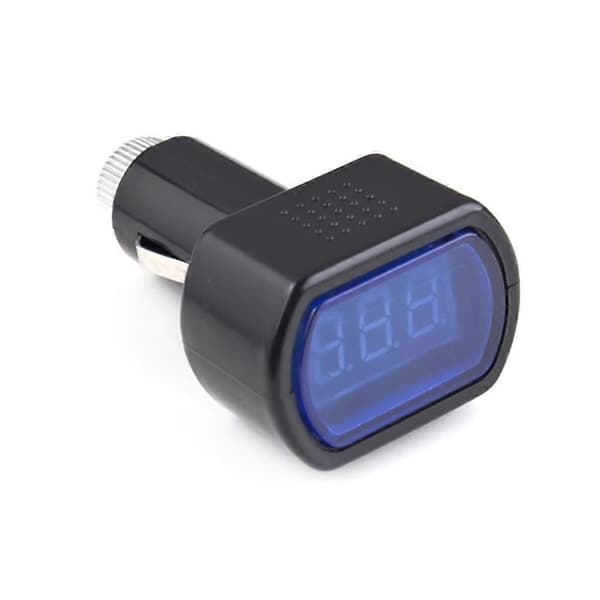 Bilspenningsmåler med LED-display Digital Voltmeter for bil