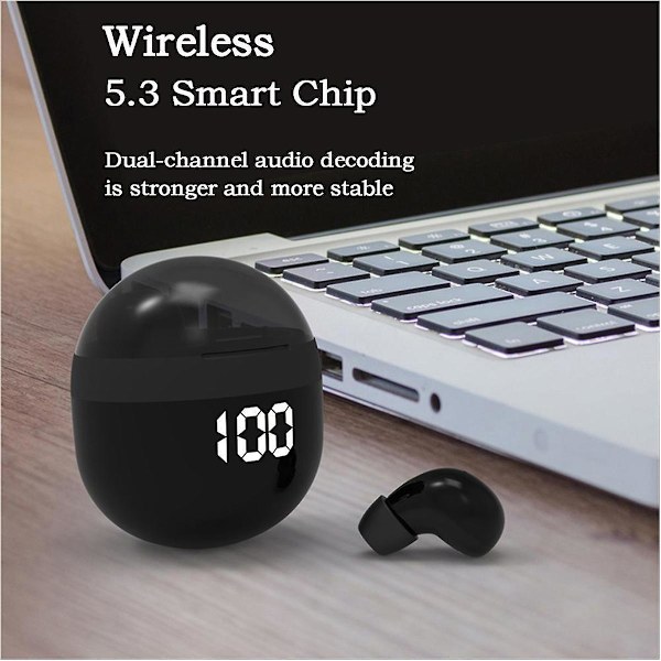Osynliga Öronproppar Sova Mini Bluetooth Öronproppar Trådlösa Osynliga Bluetooth Hörlurar