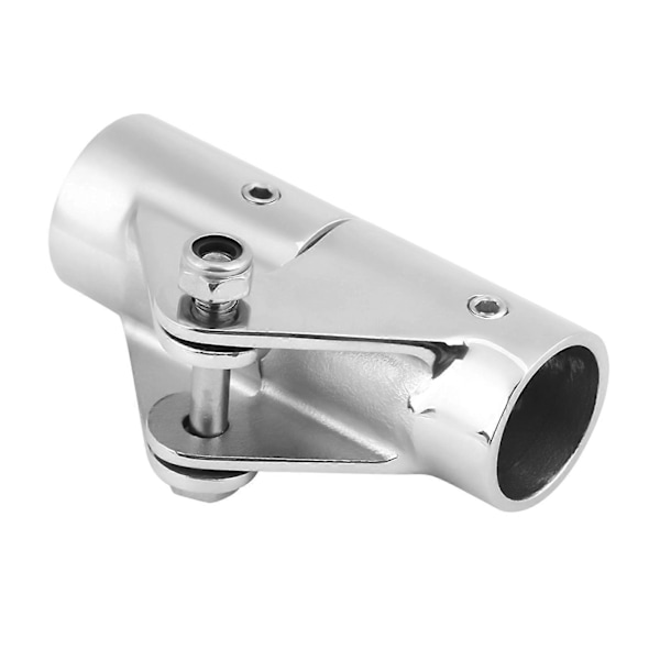 Ruostumattomasta teräksestä valmistettu kokoontaitettava kääntyvä liitin, veneen kaiteen putkiliittimet, merijahdille (22 mm)