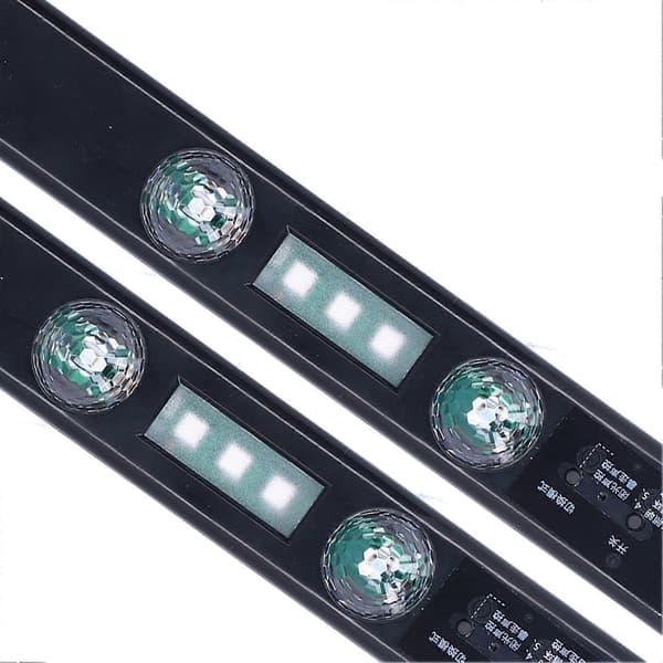 Ambient Light USB-lading LED Bil Sole Lampe Fjernkontroll Dekor Modifikasjon