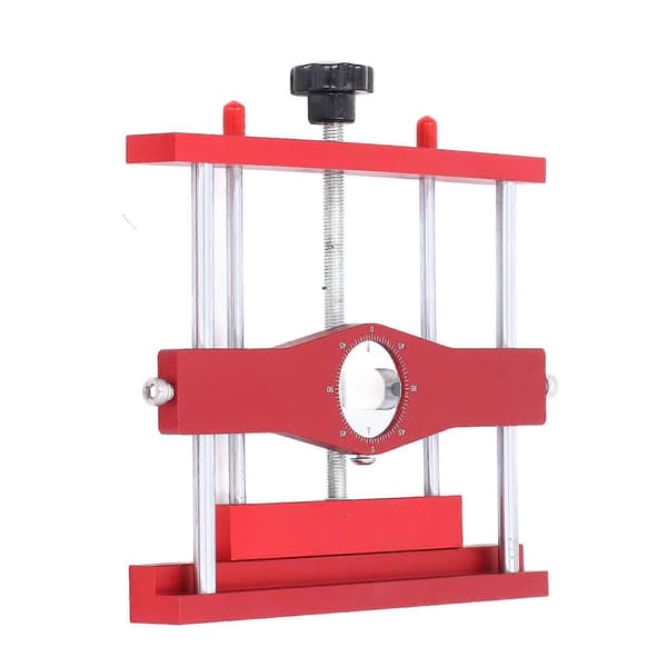 Trebearbeiding Hull Drill Punch Posisjoner Dyvel Cam Jig Kit Universal 2 i 1 Guide Locator