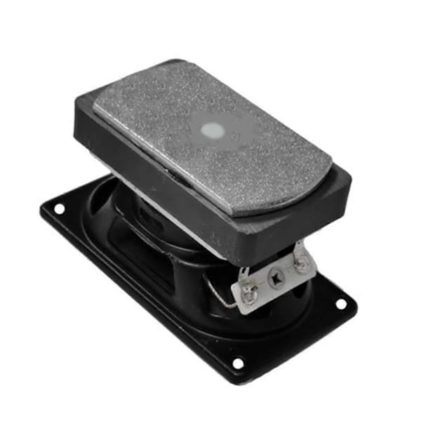 2 stk. 4580 Subwoofer Højttalere, 4 Ohm 12W Rektangulær Højtydende Lyd, Super Bas Audio til Hjemmebiograf