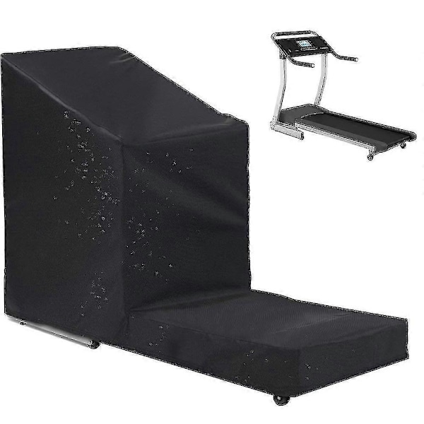 Dammskydd för löpband, skydd för löpband, skyddande överdrag för löpmaskin, Oxfordtyg, inomhus- och utomhusöverdrag 206x94x170cm