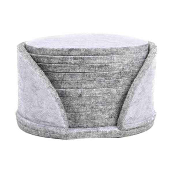 10 kpl Huopaliinat Lämpöeristys Vettä Imukykyinen Palovammoja Estävä Pöydän Suojaus Kupin Juomapullon Liukueste Alustat Light Grey