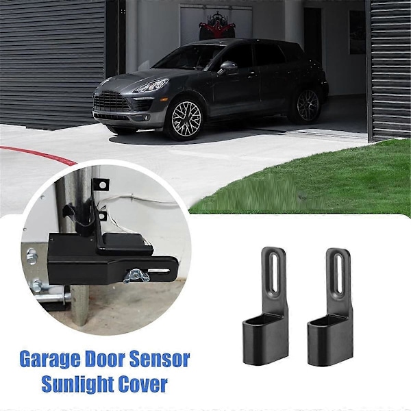 2 Pak Garageport Sensor Solskærm Beskytter Garageport Sensor Sollys Dækning til 41A5043, 820CB