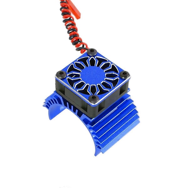 RC Motorfläkt Kylfläns 36mm för RC Bil 1/8 1/10 1/12 Skala 380 540 550 3650 3660 3674 Borstlös Motor Blå