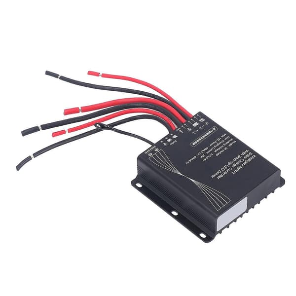 MPPT Solcelleladeregulator 20A 40W 80W IP67 Vanntett Solcellepanel Batteriregulator med Trinn LED Driver 3.2V 6.4V
