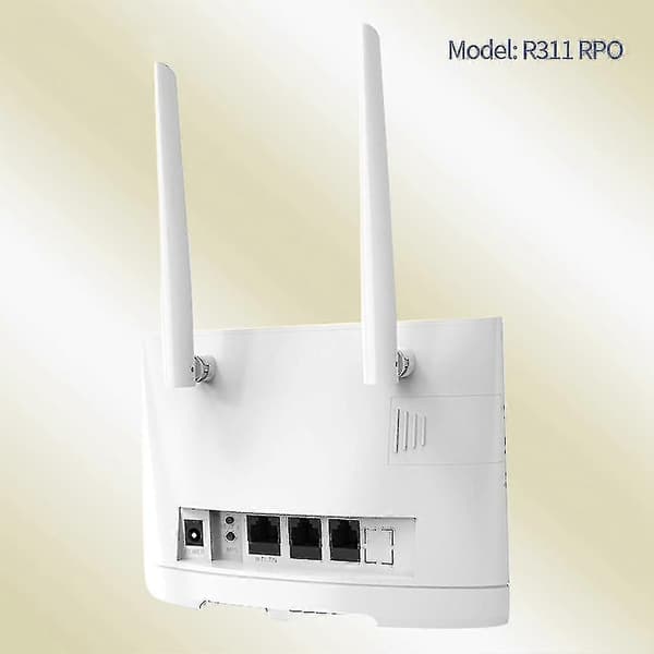 2024 R311pro Trådløs Ruter - 4g/5g Wifi, 300mbps, Sim-kort, EU Plugg