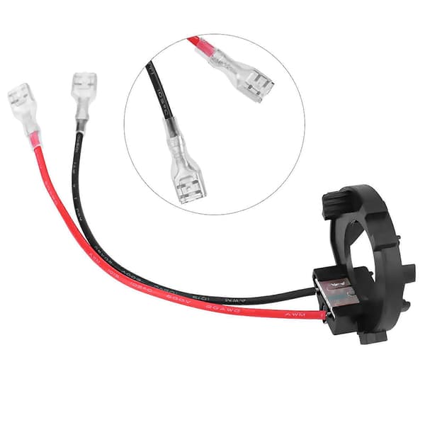1 Par H7 LED Strålkastarlampor Adapterhållare för MK7