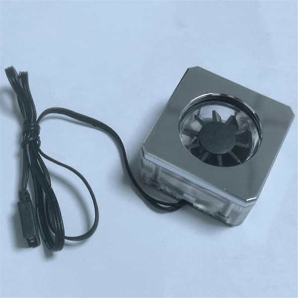 Vandkøling Flow Meter RGB Vand Flow Meter G1/4inch Flow Meter System til PC Gaming Vandkøling Bygning Sort