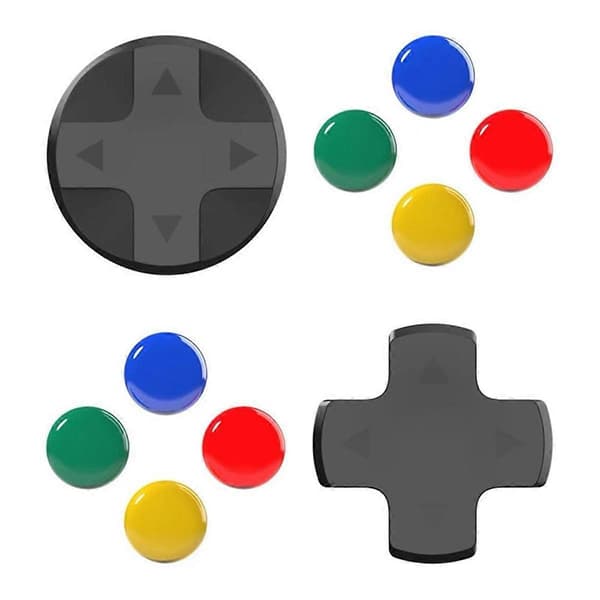 Beskyttende Rocker Cap Tommelgrep Deksel D-Pad Knapp Case for Switch Lite Joycon Spillkonsoll Tilbehør
