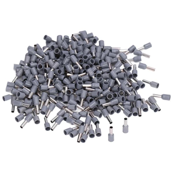 1000st Isolerade Hylsor Elektriska Stift Krympterminaler 12 AWG Kabelände Anslutningskit E4009