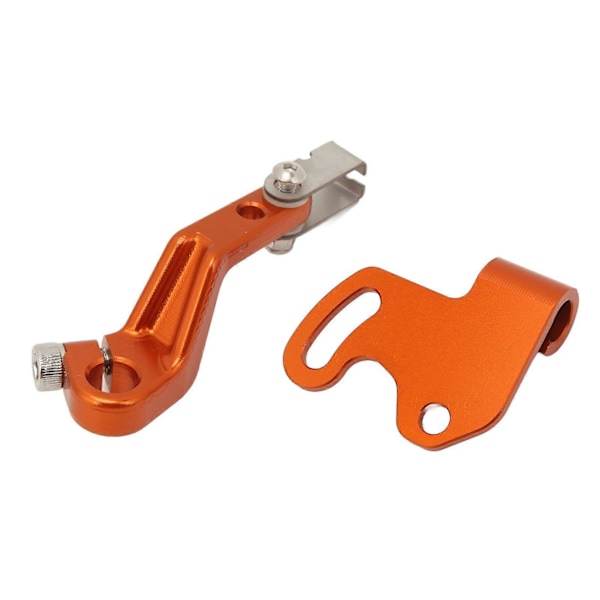 Koblingsgrebsæt med én finger Aluminiumlegering Træk Koblingsaktuator Armgreb til 790 Adventure R 2018?2023 Orange