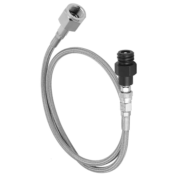 CGA320 1M Matalapaine Soodaletku Mustalla CO2-pullon Täyttöadapterilla TR21-4 Soodatarvikkeet