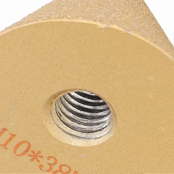 Diamant Affasningsfasbit 57 Grader M10 Hun Gevind 38mm Diameter Hulformningsbit til Keramik