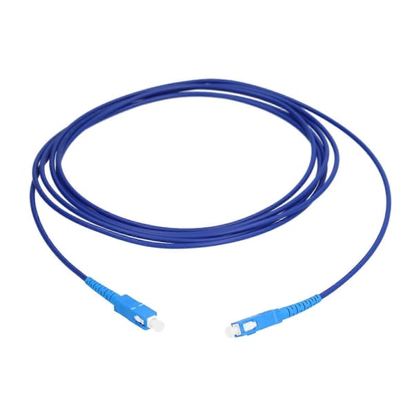 Optisk Fiber Patchkabel Armerad Jumper Singlemode 1 Kärna Optisk Kabel SC UPCSC UPC Blå (3 meter)