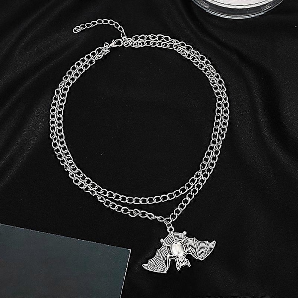Trendy Choker Halskjede Kvinner Menn Flaggermus Anheng Unisex