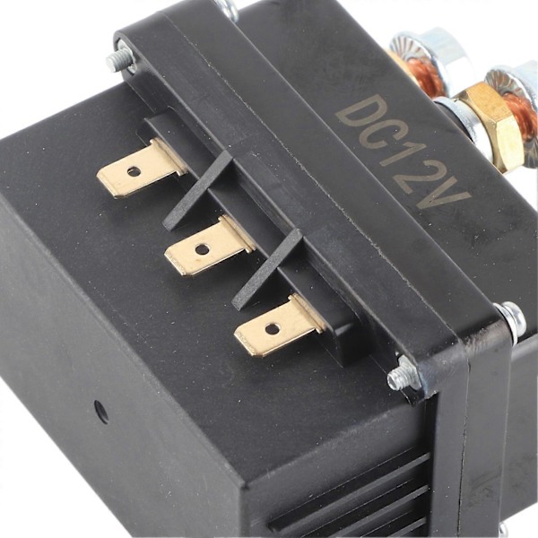 Vinsch Solenoid Relä Kontaktor Kontrollbrytare 12V 500A Passar för ATV UTV 8000lb?12000lb Vinschar