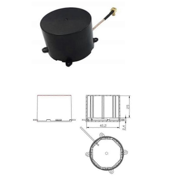 Full-Band RTK Høypresisjons GsiPS Fire-Arms Helisk Antenne/Støtte SMA Grensesnitt/PX4 Ubemannet