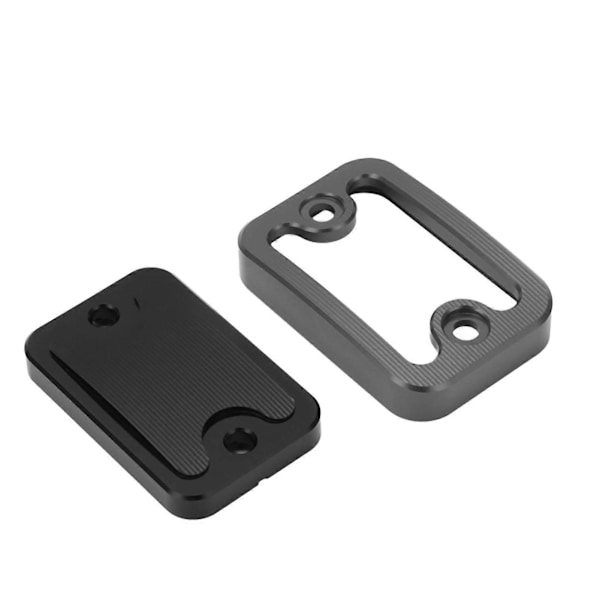 2st Främre Bromsvätskebehållare Lock Vänster Höger Billet Aluminium Ersättning för NMAX155 NMAX125 2015?2020 Svart