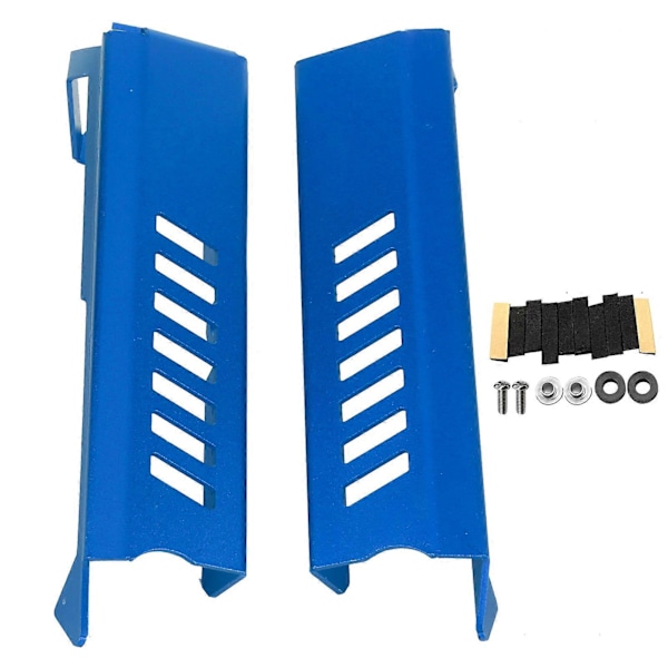 Par motorsykkel radiator grill sidebeskyttelse grilldeksel beskytter passer for Yamaha MT09 1317Blue