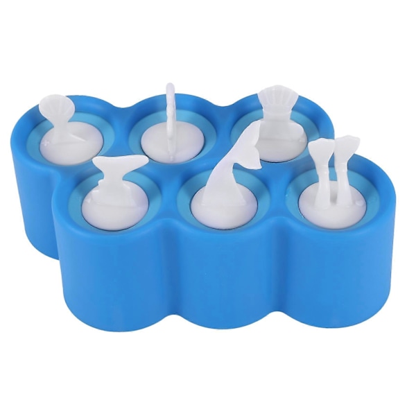 6 Fisk Traditionelle Isforme, 6 Frys Sjove-At-Spise /Klovnfisk/Blæksprutte/Scuba/ Form Hval Fisk Isform (1 STK)